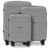 Komplet 3 walizek Wings HAWFINCH 3.0 polipropylen DARK GREY