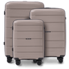 Komplet 3 walizek Wings HAWFINCH 3.0 polipropylen CHAMPAGNE