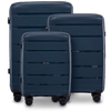Komplet 3 walizek Wings HAWFINCH 2.0 polipropylen BLUE