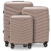 Zestaw 3 walizek Wings PHOENIX polipropylen CHAMPAGNE