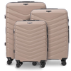 Zestaw 3 walizek Wings PHOENIX 2.0 polipropylen CHAMPAGNE