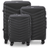 Zestaw 3 walizek Wings PHOENIX 2.0 polipropylen BLACK