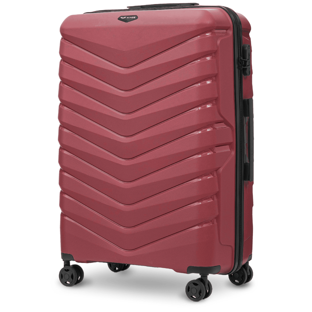 Walizka duża Wings PHOENIX 2.0 polipropylen 28" BURGUNDY PHOENIX COLLECTION