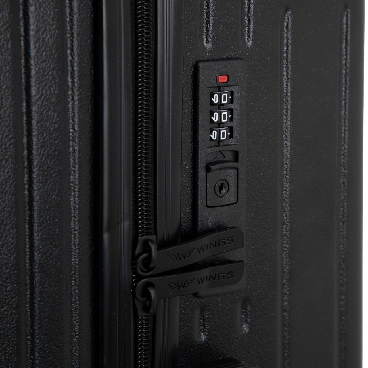 Walizka kabinowa Wings ABS+ 20" Customized BLACK MEOW