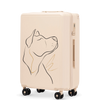 Walizka średnia Wings ABS+ 24" Customized DIRTY WHITE DOG