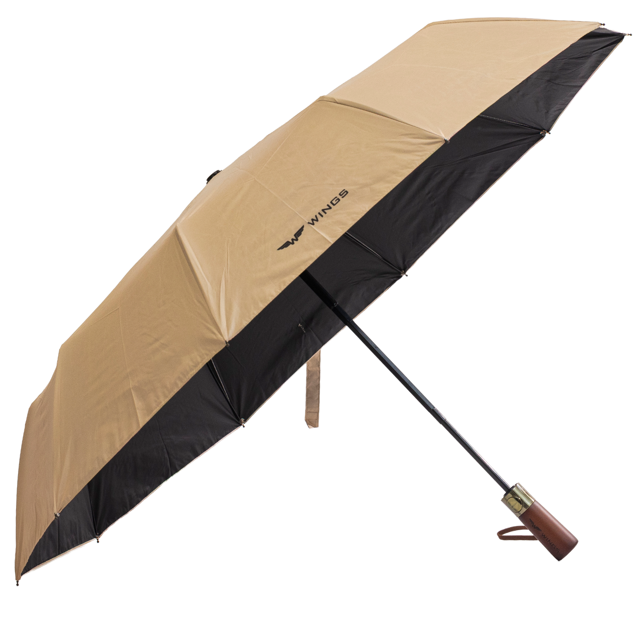 Parasol biznesowy WINGS KHAKI TRAVEL MUST HAVE