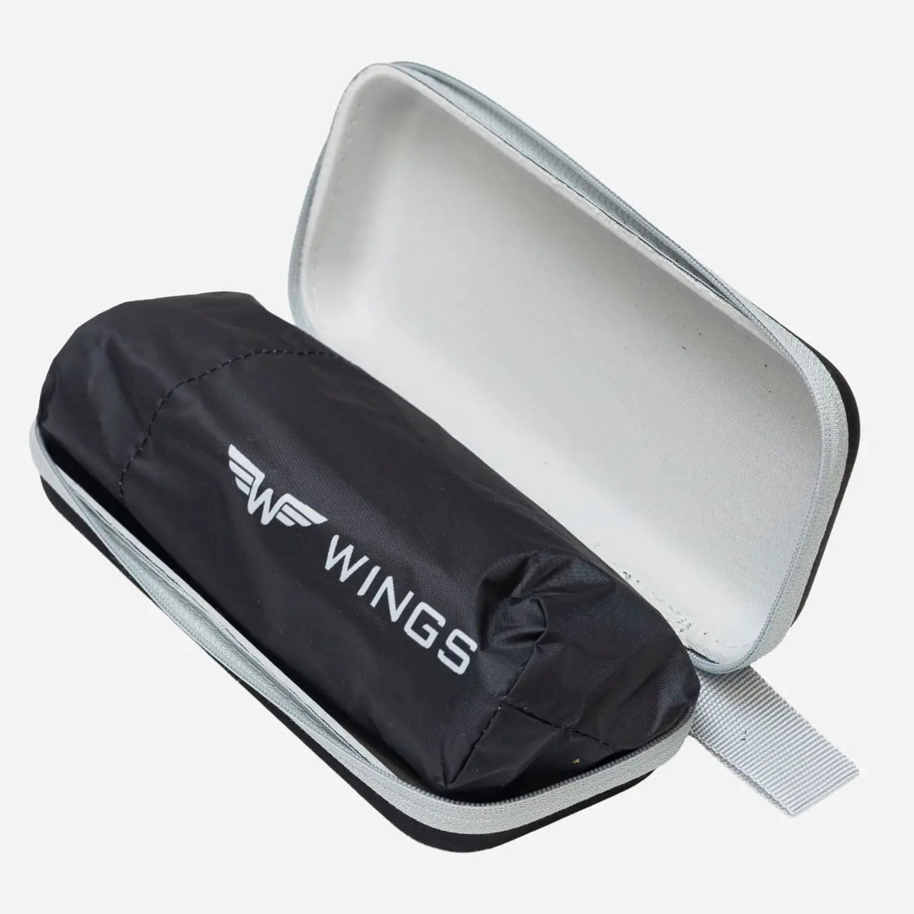 Parasolka kieszonkowa WINGS BLACK TRAVEL MUST HAVE