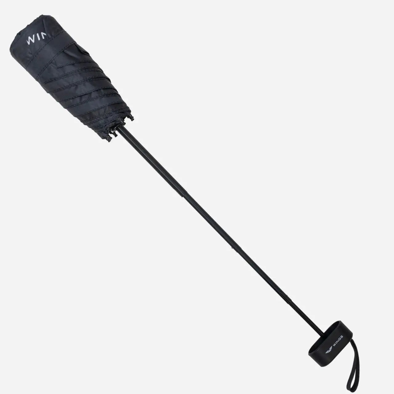 Parasolka kieszonkowa WINGS BLACK TRAVEL MUST HAVE
