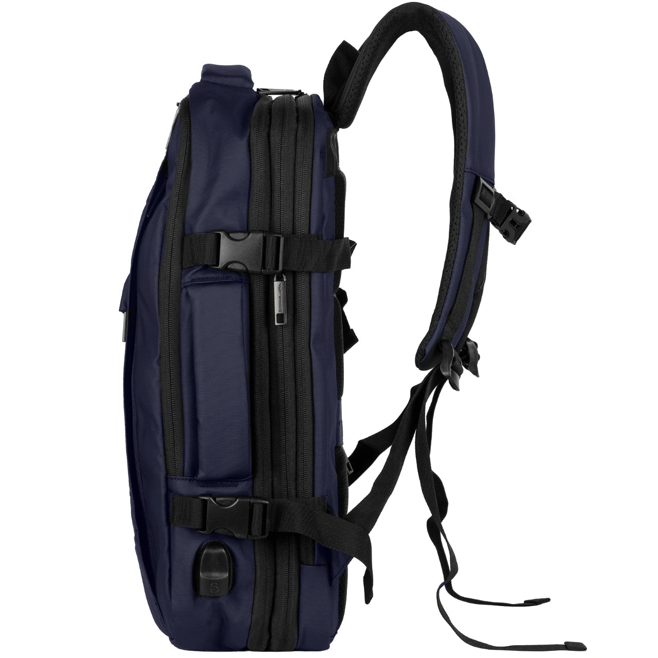 Wielofunkcyjny plecak z poszerzeniem VIREO 002 - BLUE VIREO COLLECTION