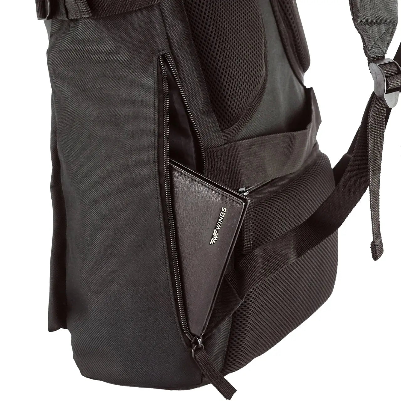 WINGS Zwijany plecak miejski 16L TROGON BLACK TROGON COLLECTION