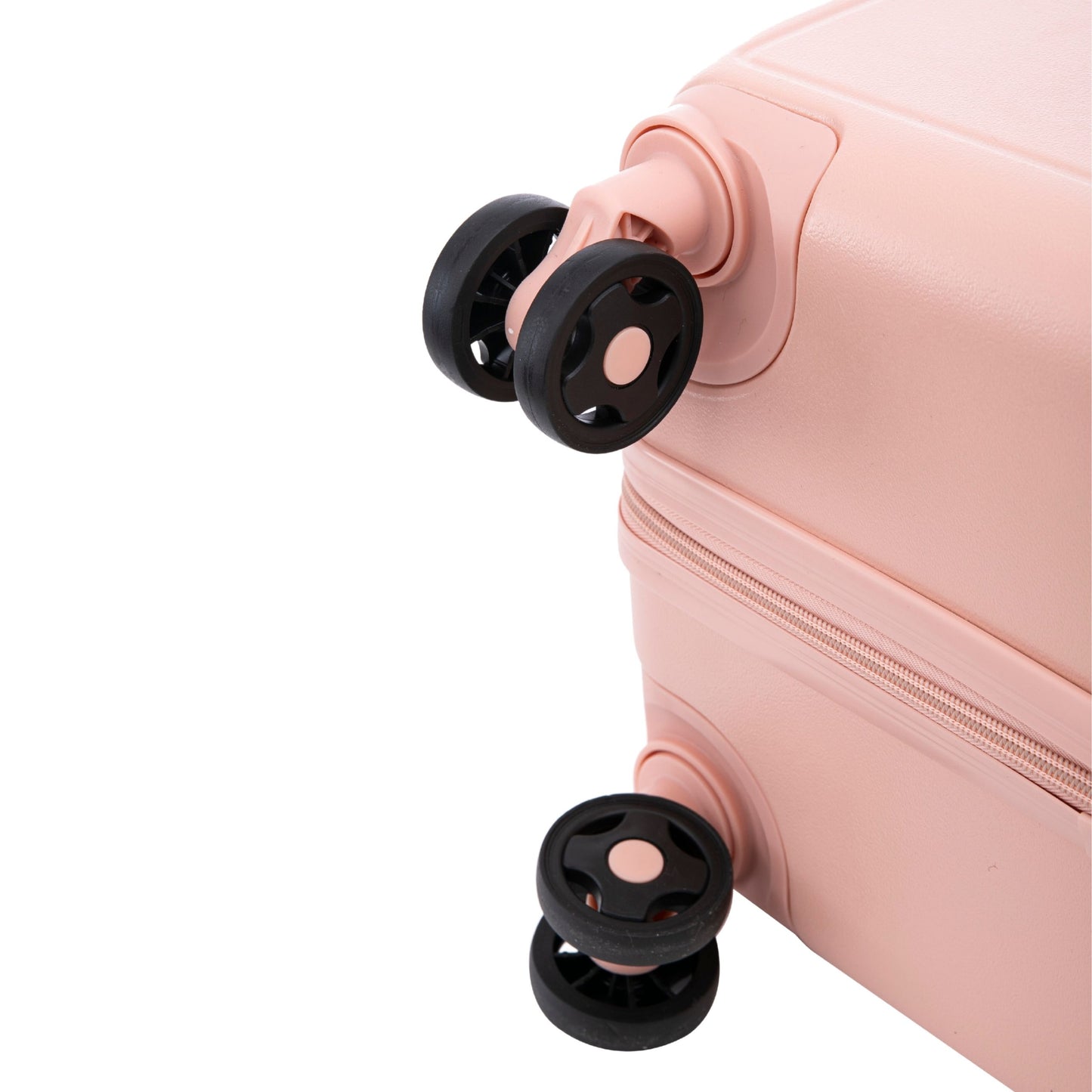 Walizka kabinowa Wings ABS+ 20" Customized SOFT PINK LIPS