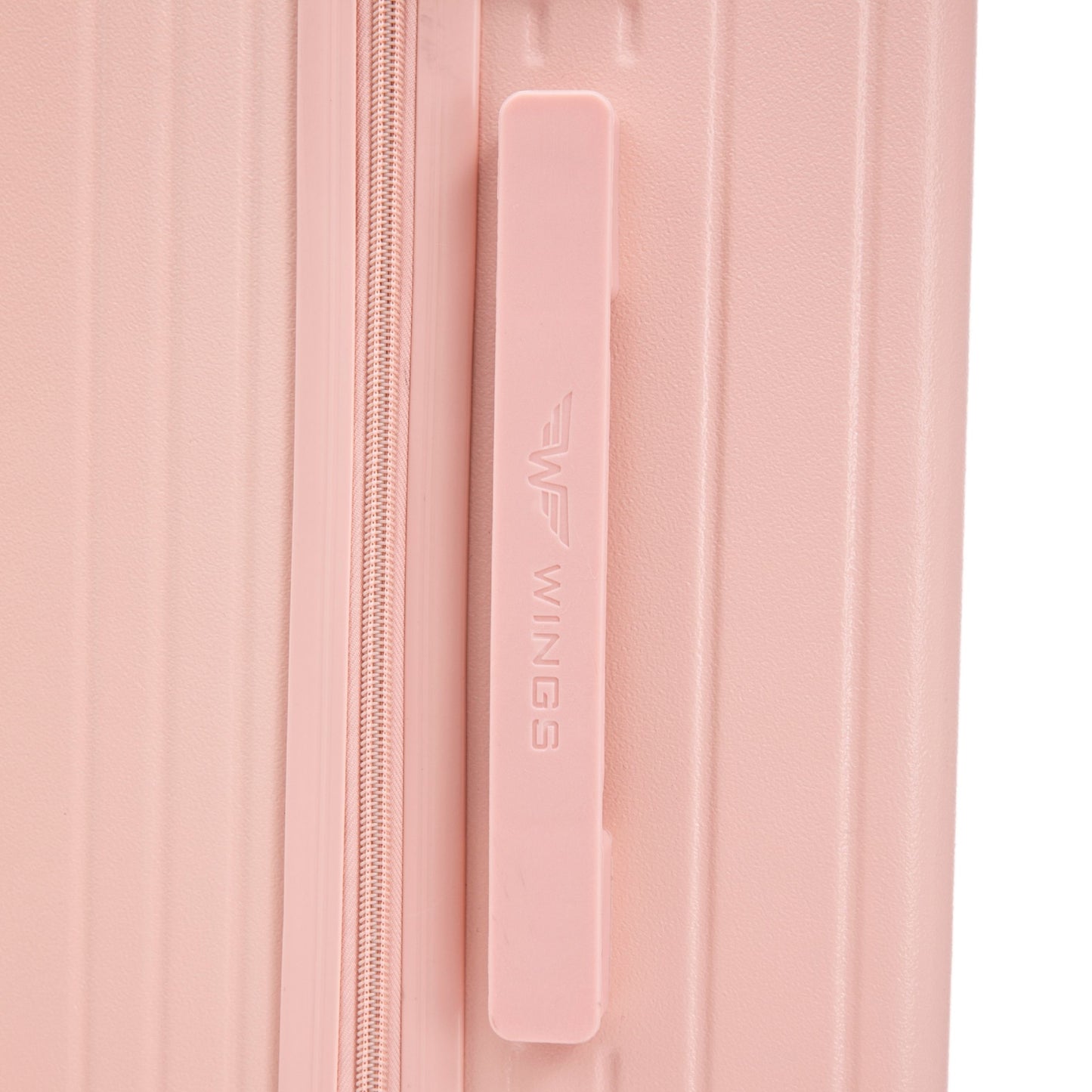 Walizka kabinowa Wings ABS+ 20" Customized SOFT PINK LIPS