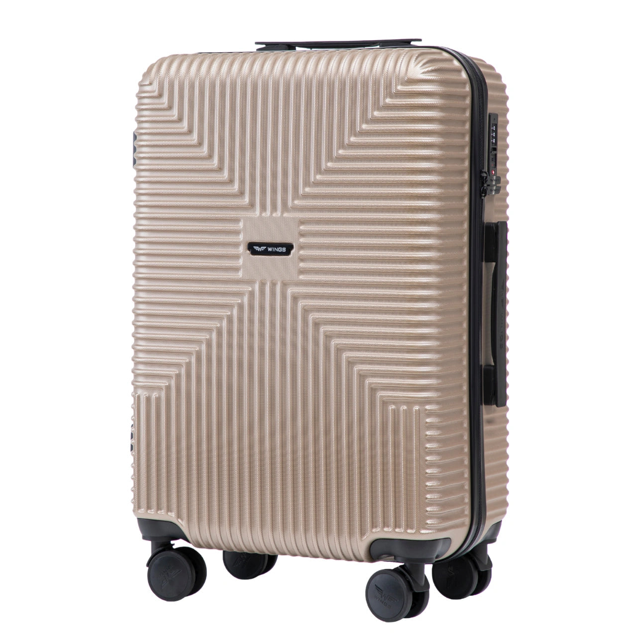 Komplet 3 walizek WINGS PC ECO CHAMPAGNE JACKDAW COLLECTION