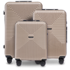 Komplet 3 walizek WINGS PC ECO CHAMPAGNE