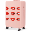 Walizka duża Wings ABS+ 28" Customized SOFT PINK LIPS