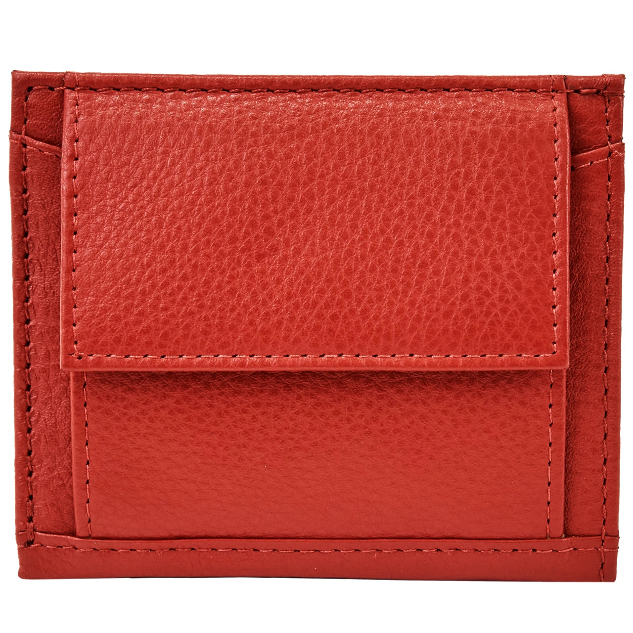 Mały portfel damski WINGS ze skóry naturalnej RED LEATHER COLLECTION