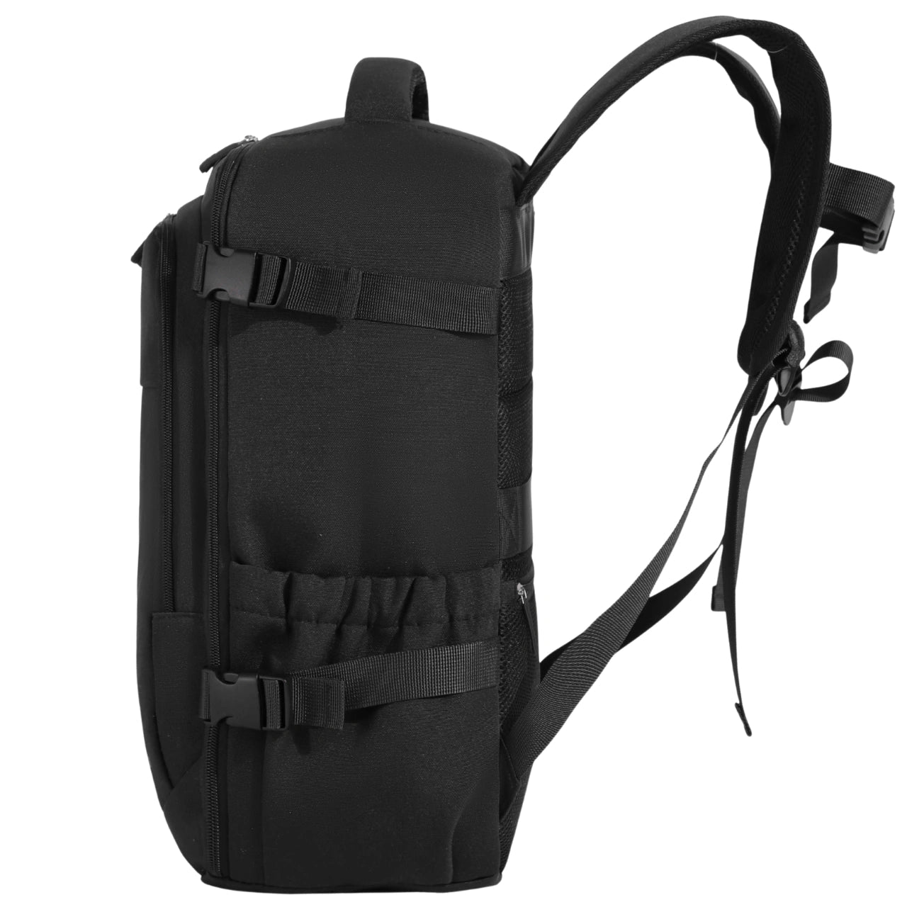 Plecak kabinowy WINGS bagaż podręczny Ryanair i Wizz Air, lekki plecak podróżny BLACK CABIN BACKPACK