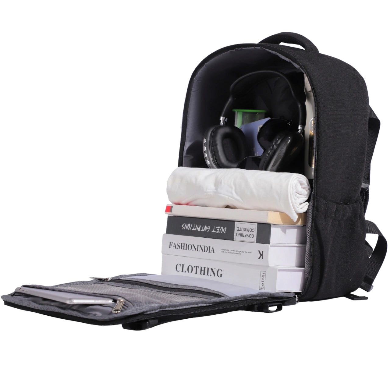 Plecak kabinowy WING bagaż podręczny Ryanair i Wizz Air, lekki plecak podróżny BLACK