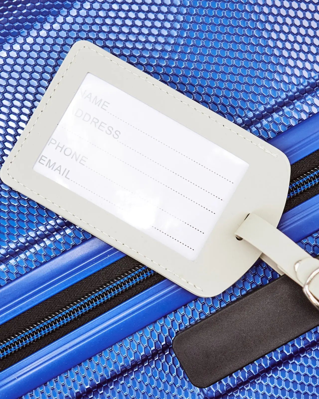 Identyfikator bagażu WINGS zawieszka do walizki tag BEIGE TRAVEL MUST HAVE