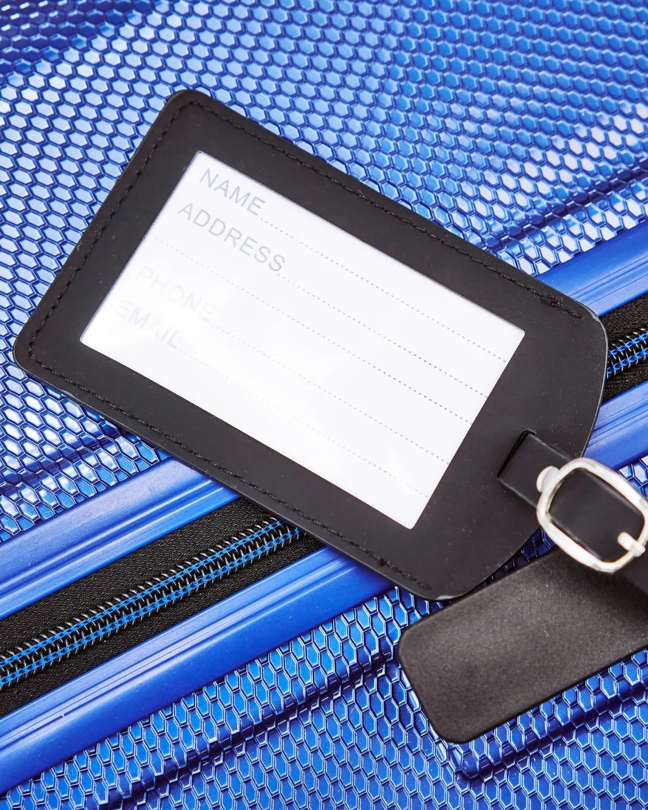 Identyfikator bagażu WINGS zawieszka do walizki tag BLACK TRAVEL MUST HAVE