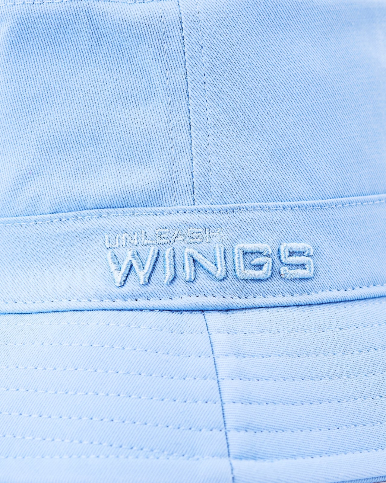 Bucket Hat WINGS UNLEASH bawełniany kapelusz PASTEL BLUE