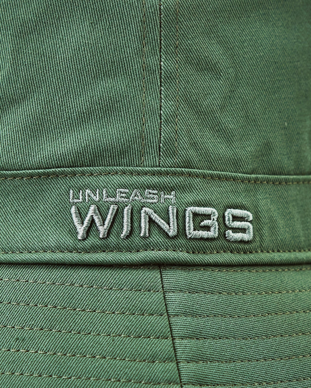 Bucket Hat WINGS UNLEASH bawełniany kapelusz ARMY GREEN