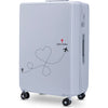 Walizka kabinowa Wings ABS+ 20" Customized PASTEL BLUE TRAVEL