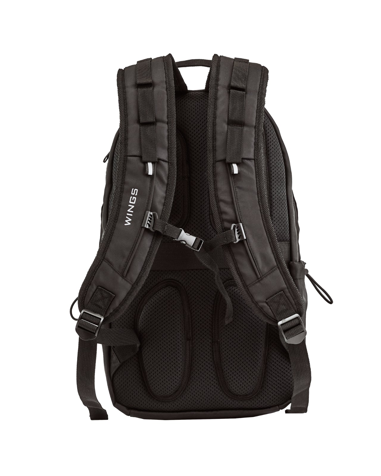 Plecak szkolny WINGS 24L laptop 15,6 cala z odblaskami i organizerem A4 BLACK