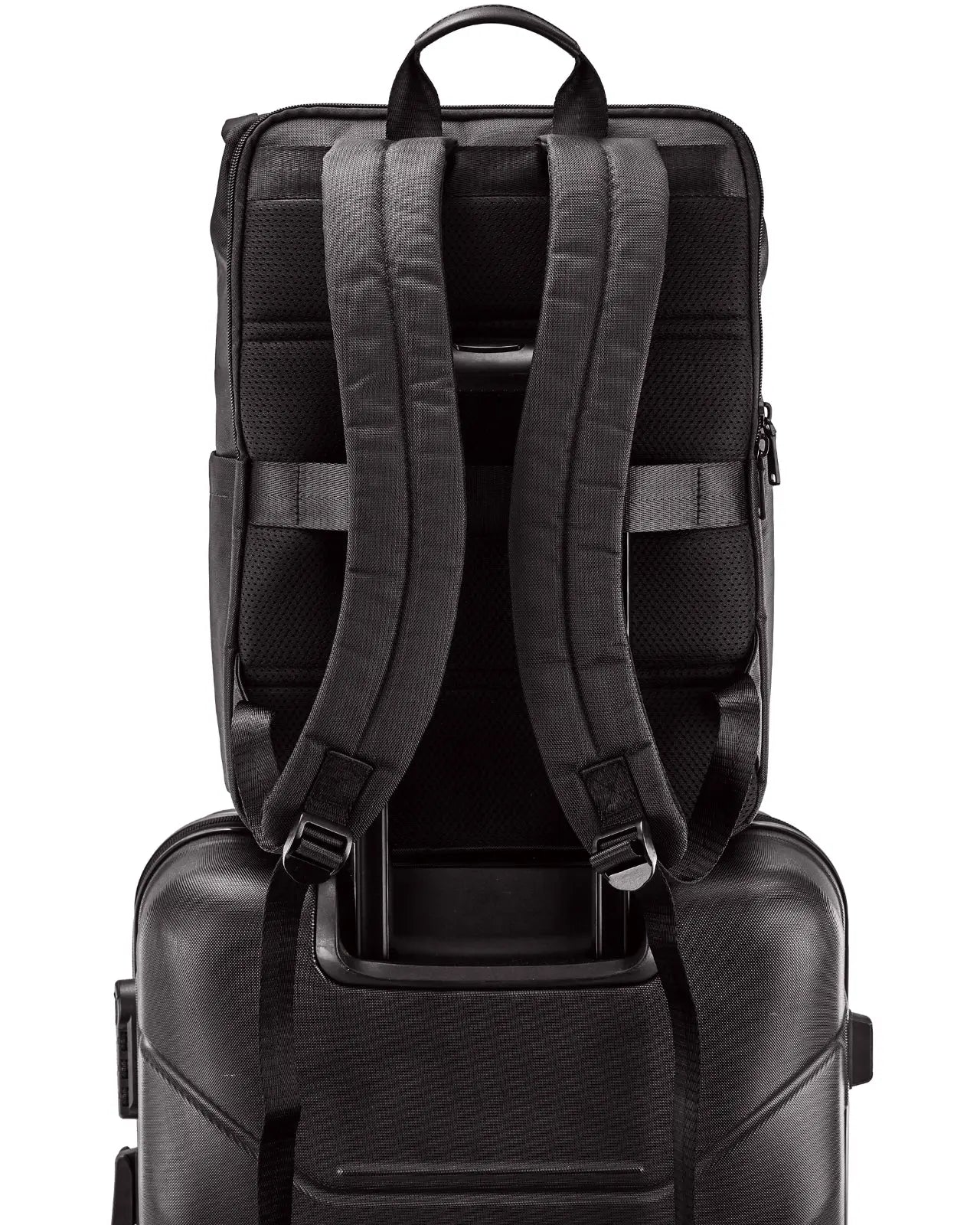 Plecak męski BRANT WINGS na laptop 17 cali podróżny 22L BLACK BRANT COLLECTION