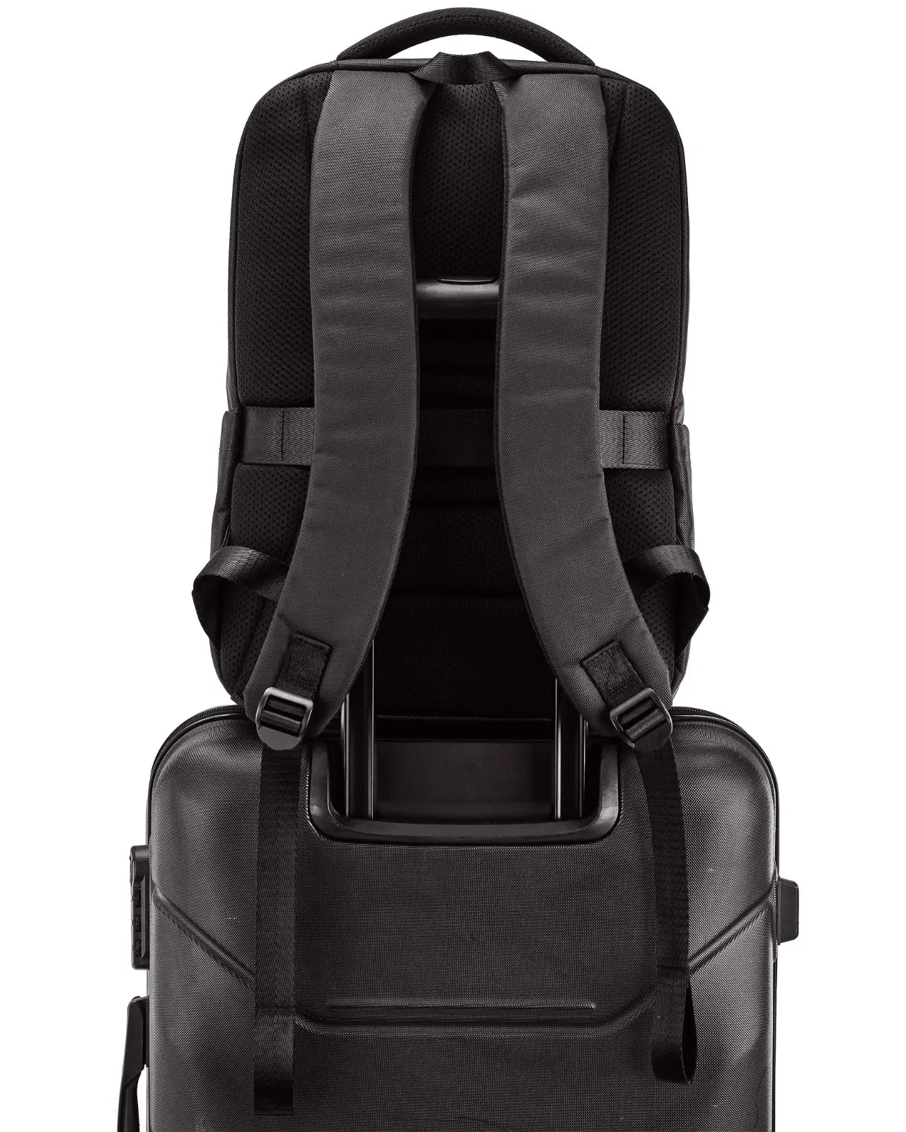 Duży plecak podróżny kabinowy WINGS BRANT na laptop BLACK BRANT COLLECTION