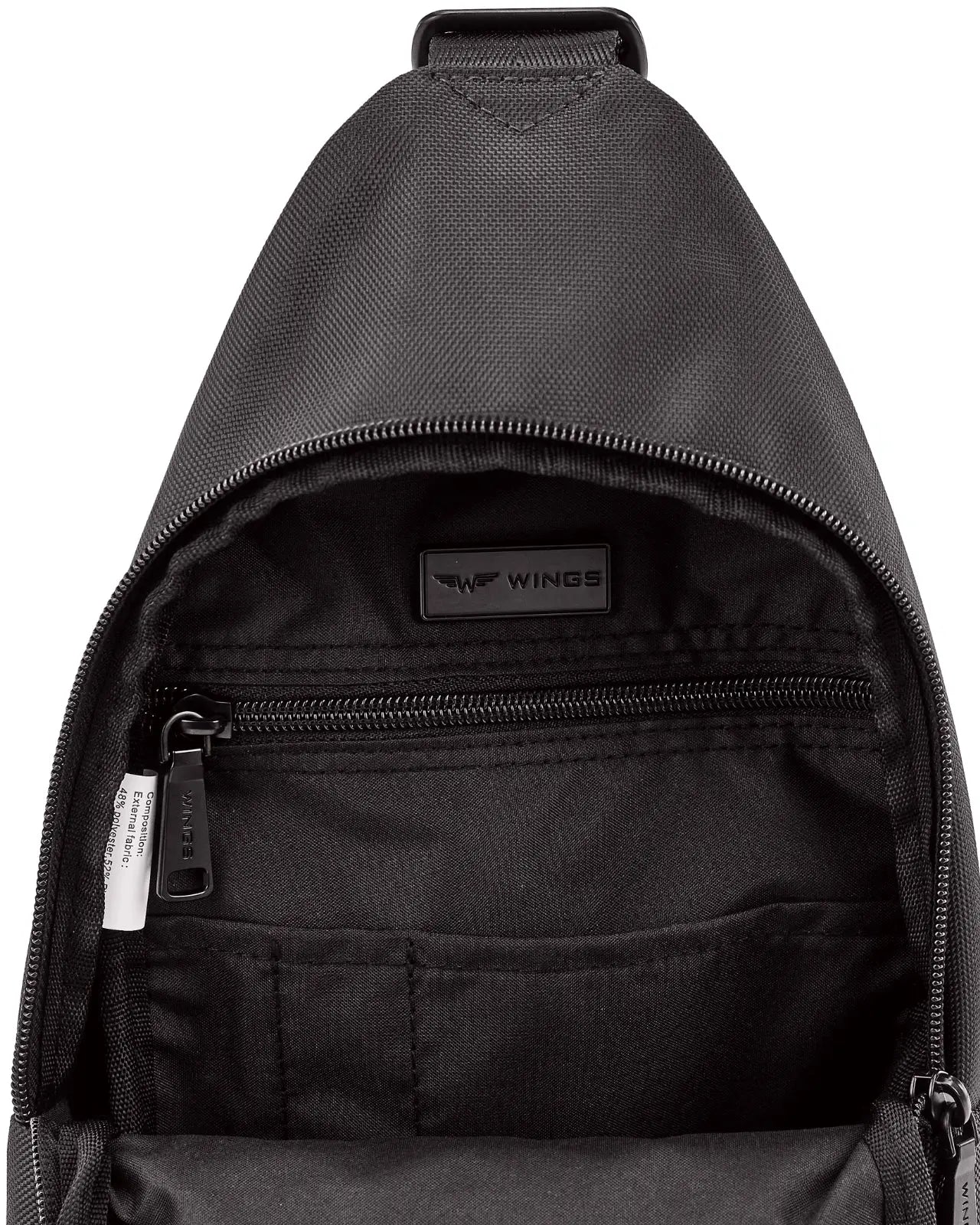 Plecak crossbody BRANT WINGS BLACK srodek