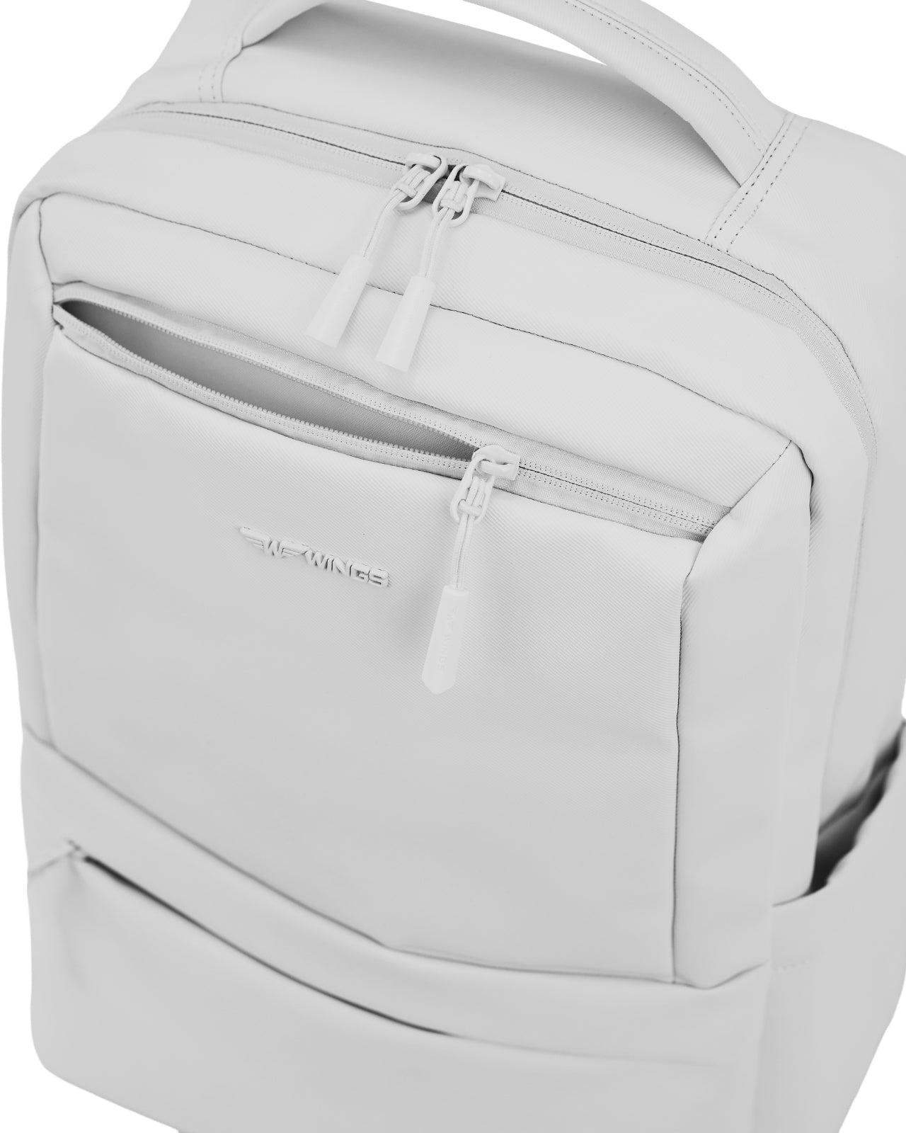 Plecak kabinowy WINGS CBP003 bagaż z kieszenią na laptop i systemem wentylacji pleców GREY