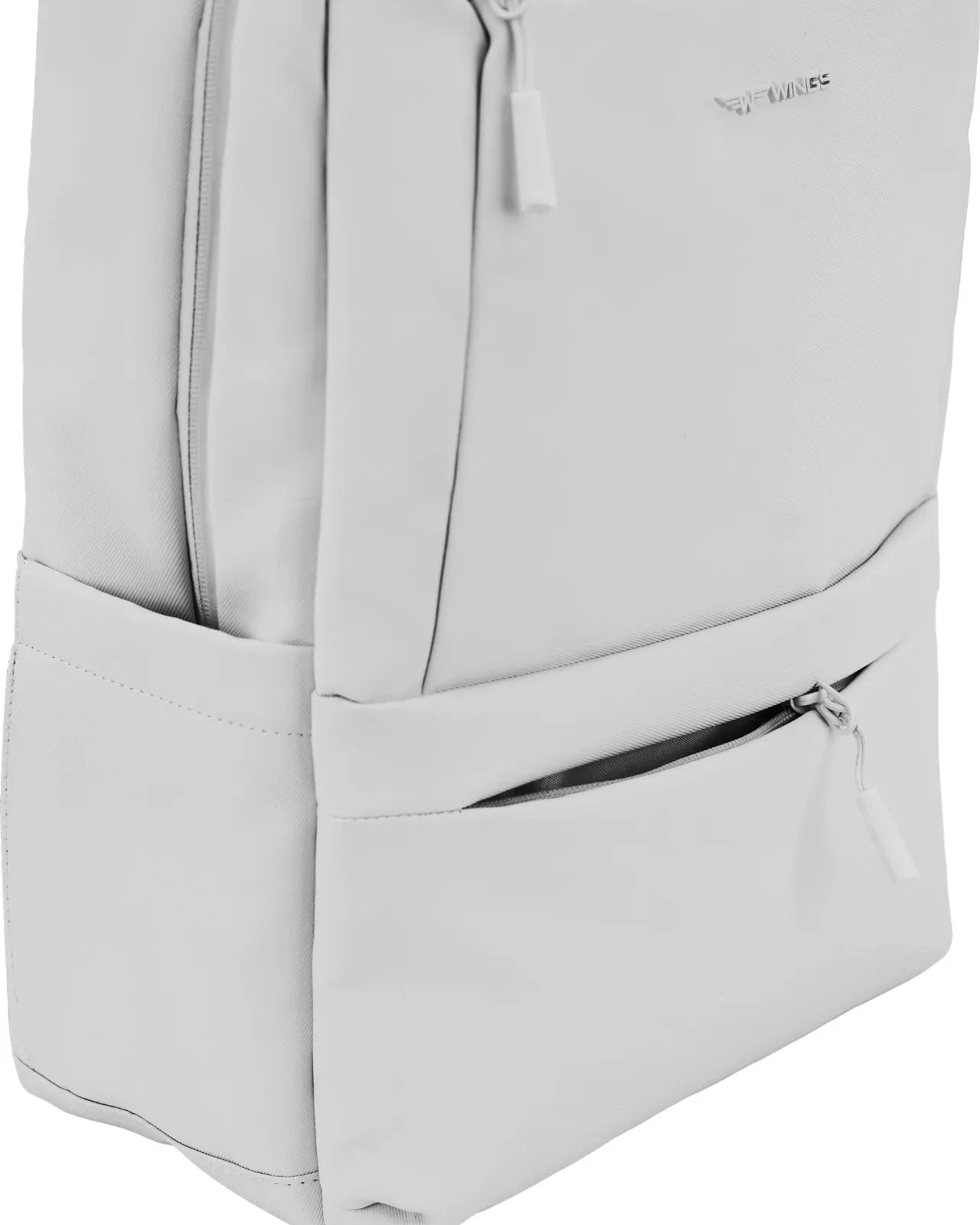 Plecak kabinowy WINGS CBP003 bagaż z kieszenią na laptop i systemem wentylacji pleców GREY CABIN BACKPACK