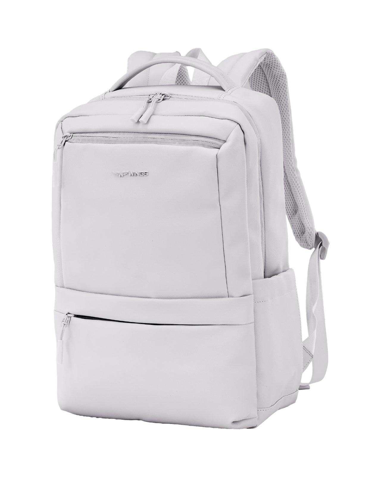 Plecak kabinowy WINGS CBP003 bagaż z kieszenią na laptop i systemem wentylacji pleców GREY