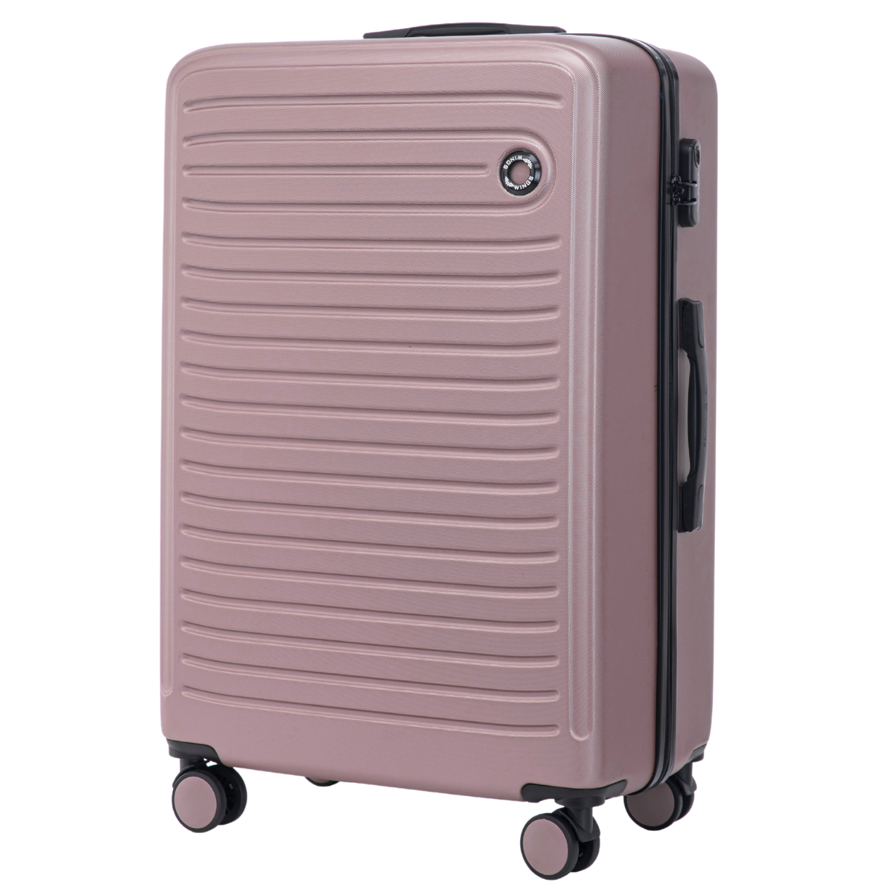 Walizka DUŻA Wings ABS+ COOT 28" ROSE GOLD