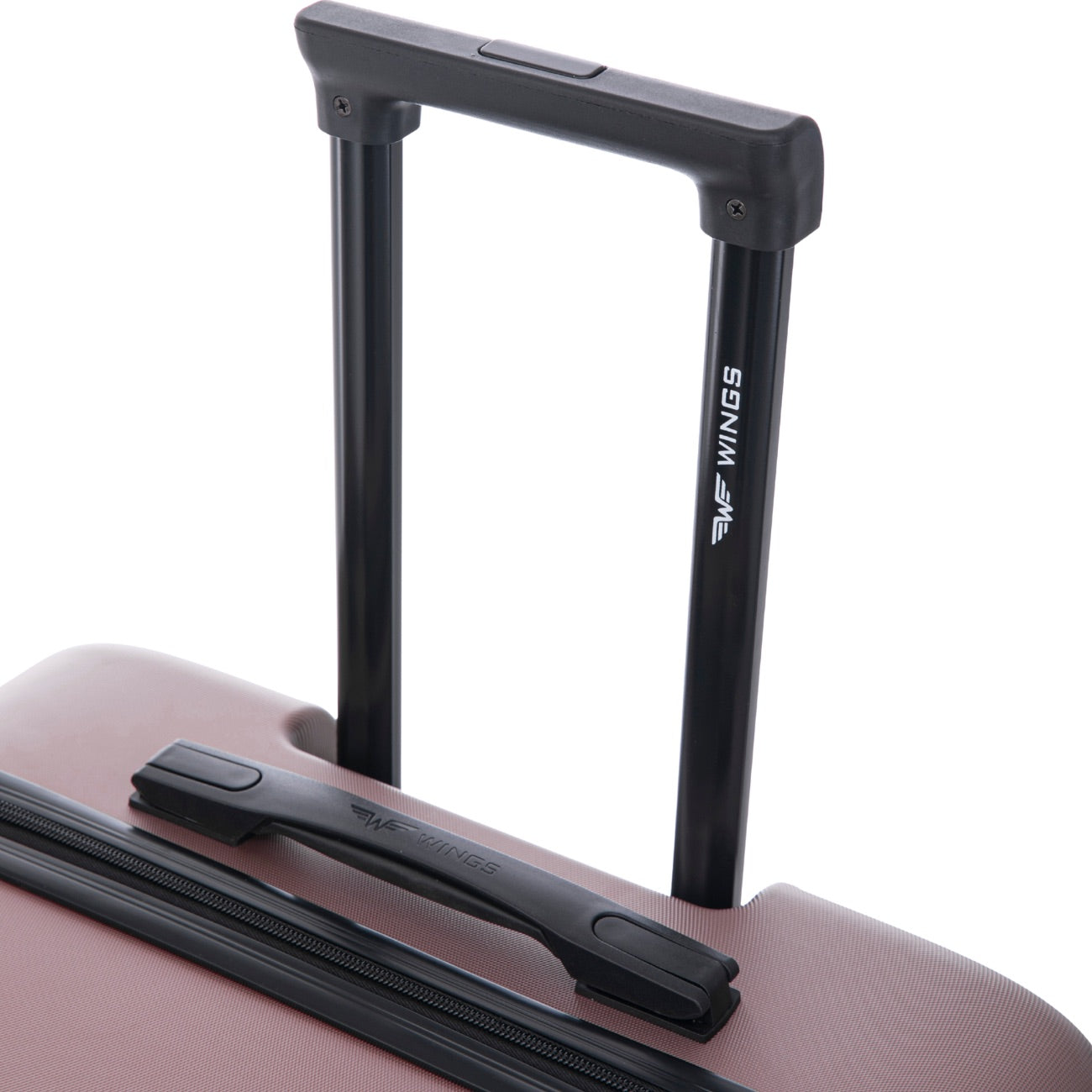 Walizka ŚREDNIA Wings ABS+ COOT 24" ROSE GOLD