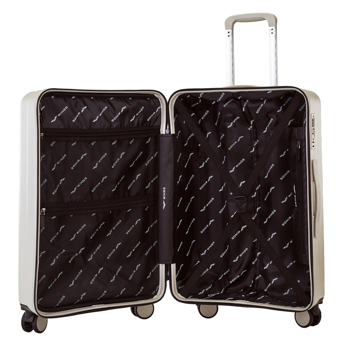 Walizka Średnia WINGS GREBE 24" BEIGE