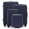 Zestaw 4 walizek WINGS HARRIER S M L + 16” komplet podróżny BLUE