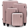Zestaw 4 walizek WINGS HARRIER S M L + 16” komplet podróżny ROSE GOLD