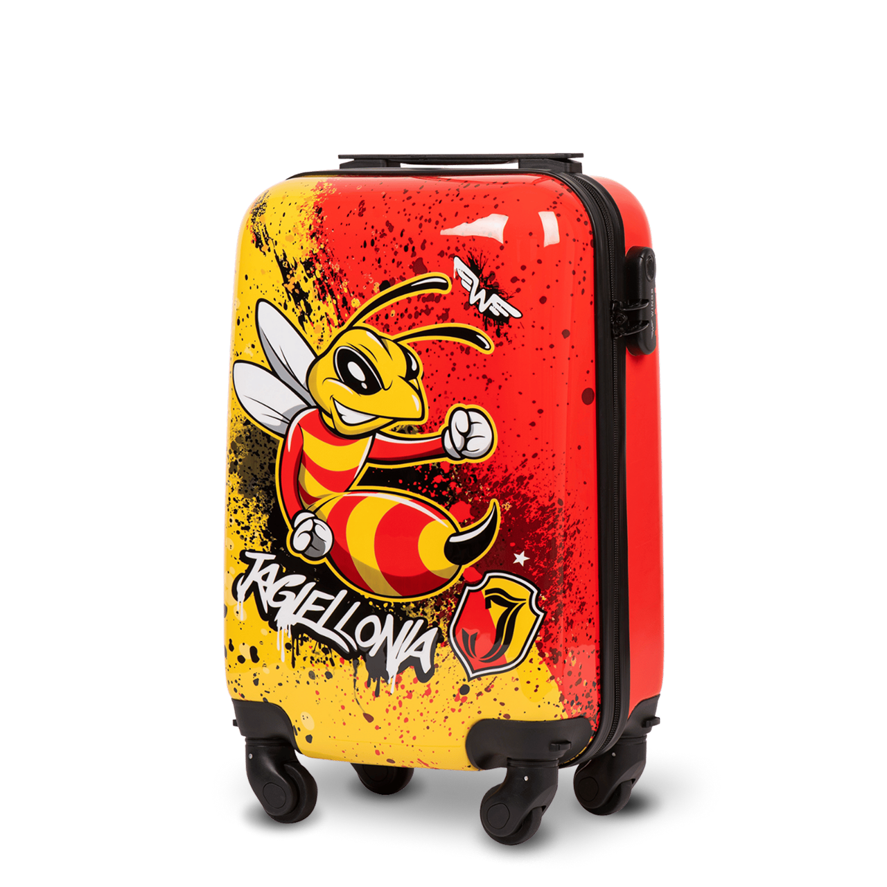 Walizka kabinowa mała Wings x Jagiellonia BEE 18"