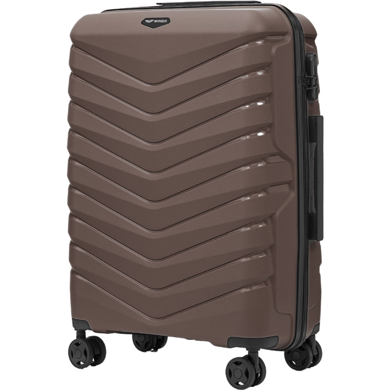 Zestaw 3 walizek Wings PHOENIX 2.0 polipropylen BROWN