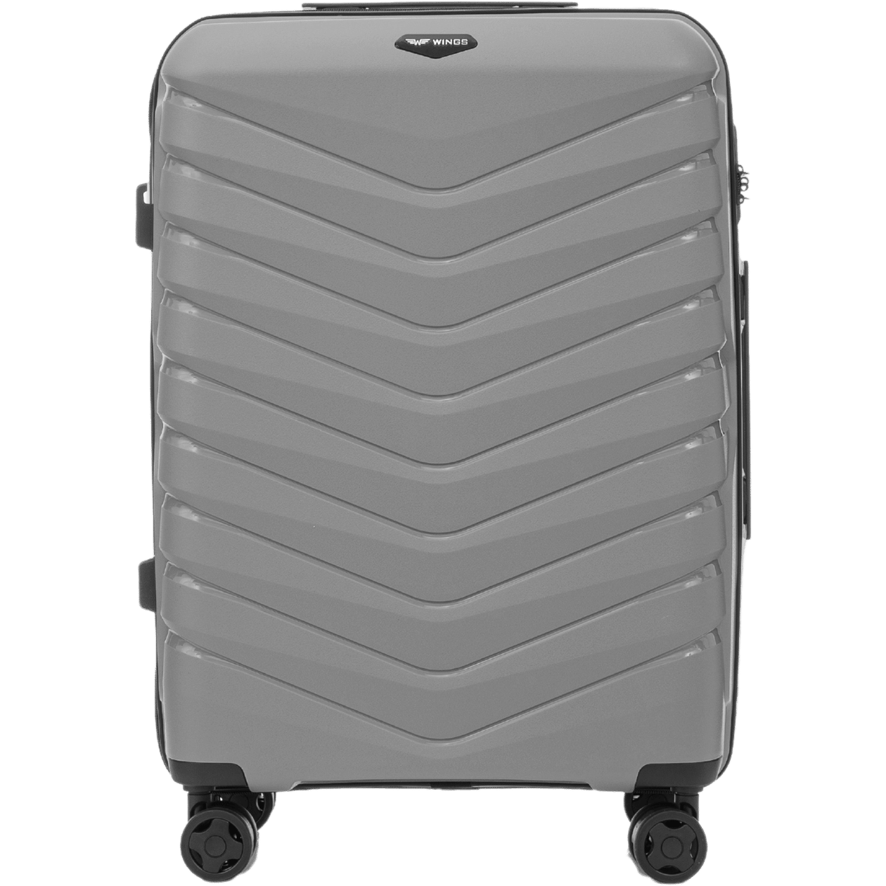 Zestaw 3 walizek Wings PHOENIX 2.0 polipropylen DARK GREY
