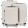Zestaw 3 walizek Wings PC MAGPIE BEIGE kauczukowe kółka