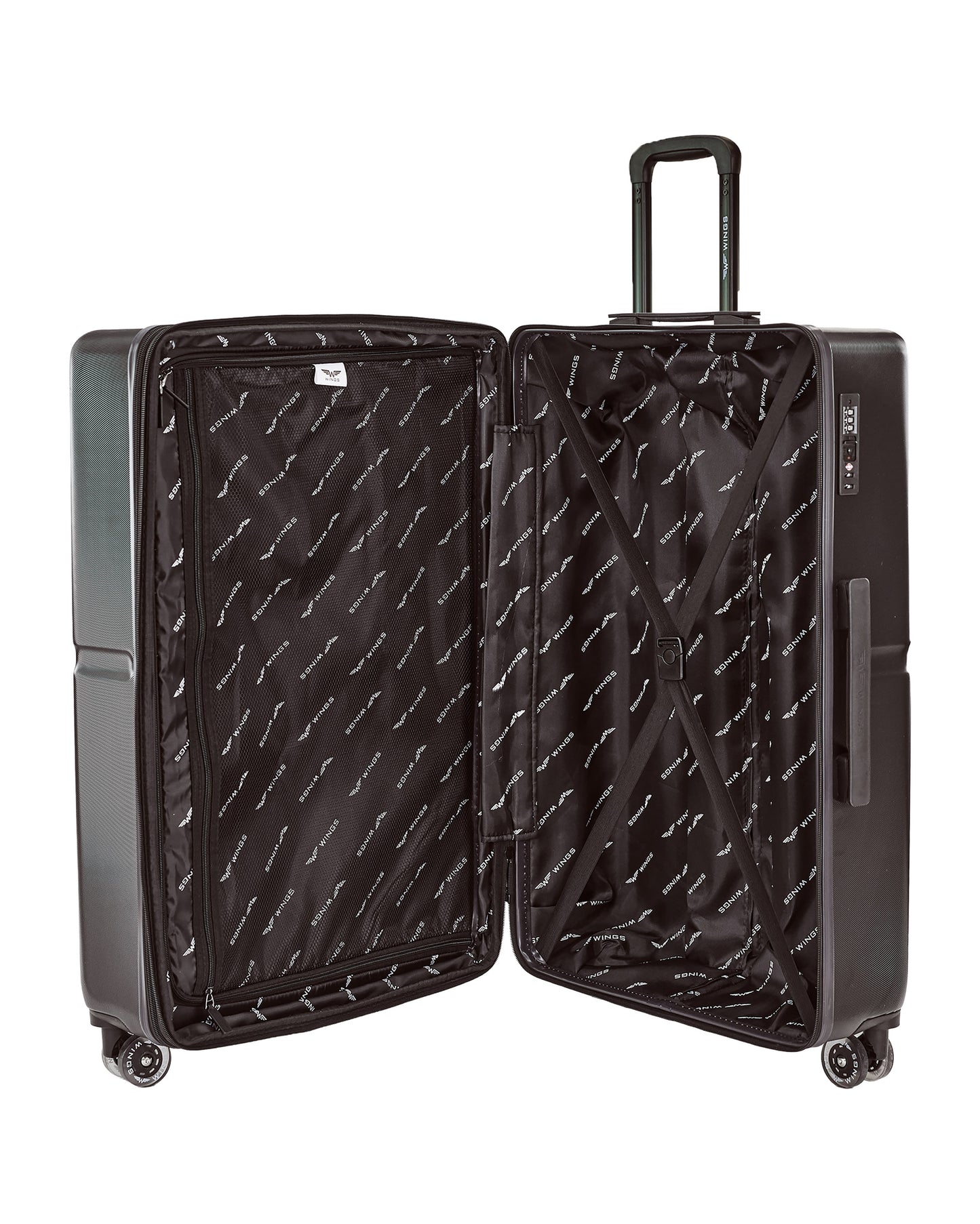 Walizka DUŻA WINGS MAGPIE 28" BLACK