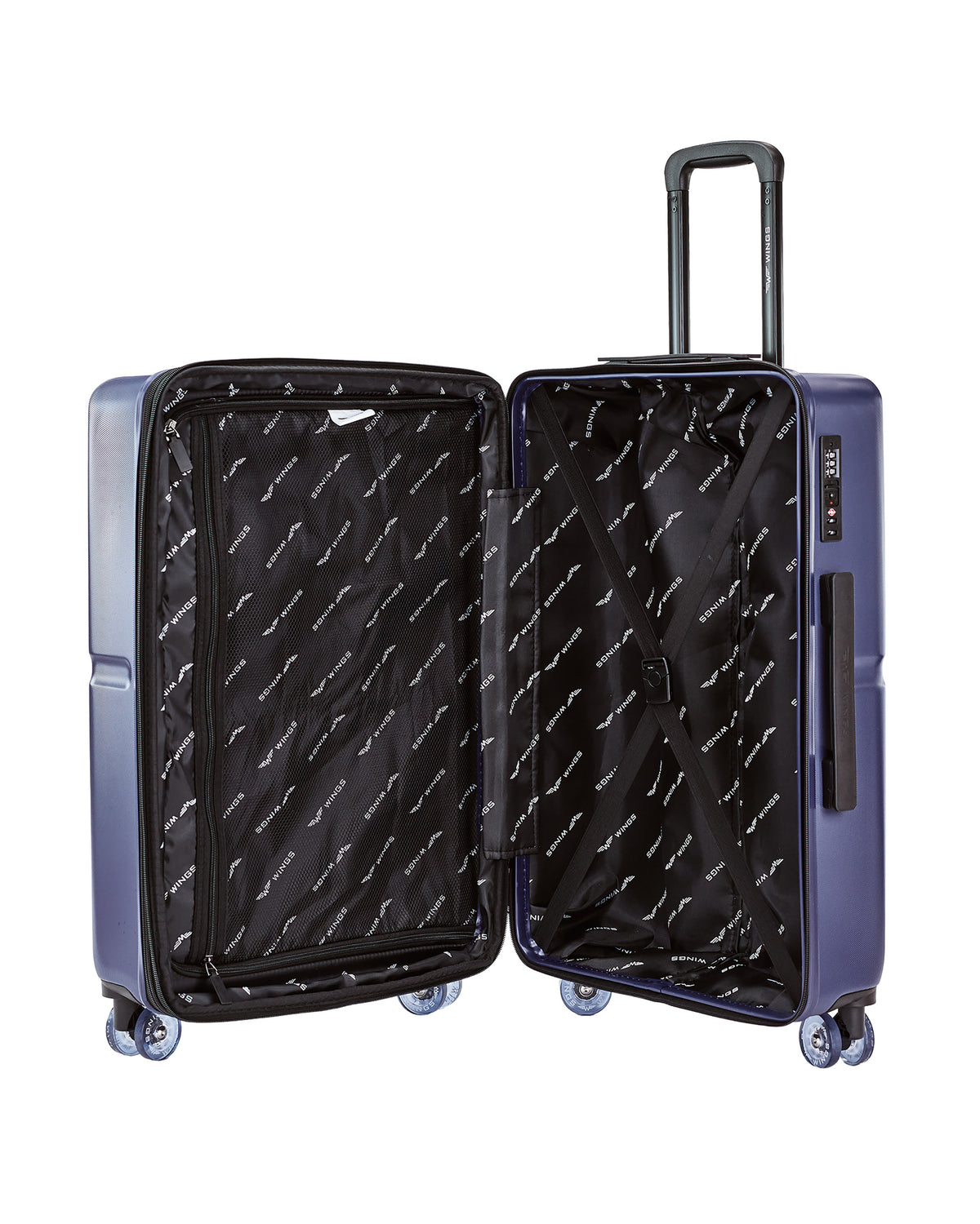 Walizka DUŻA WINGS MAGPIE 28" BLUE