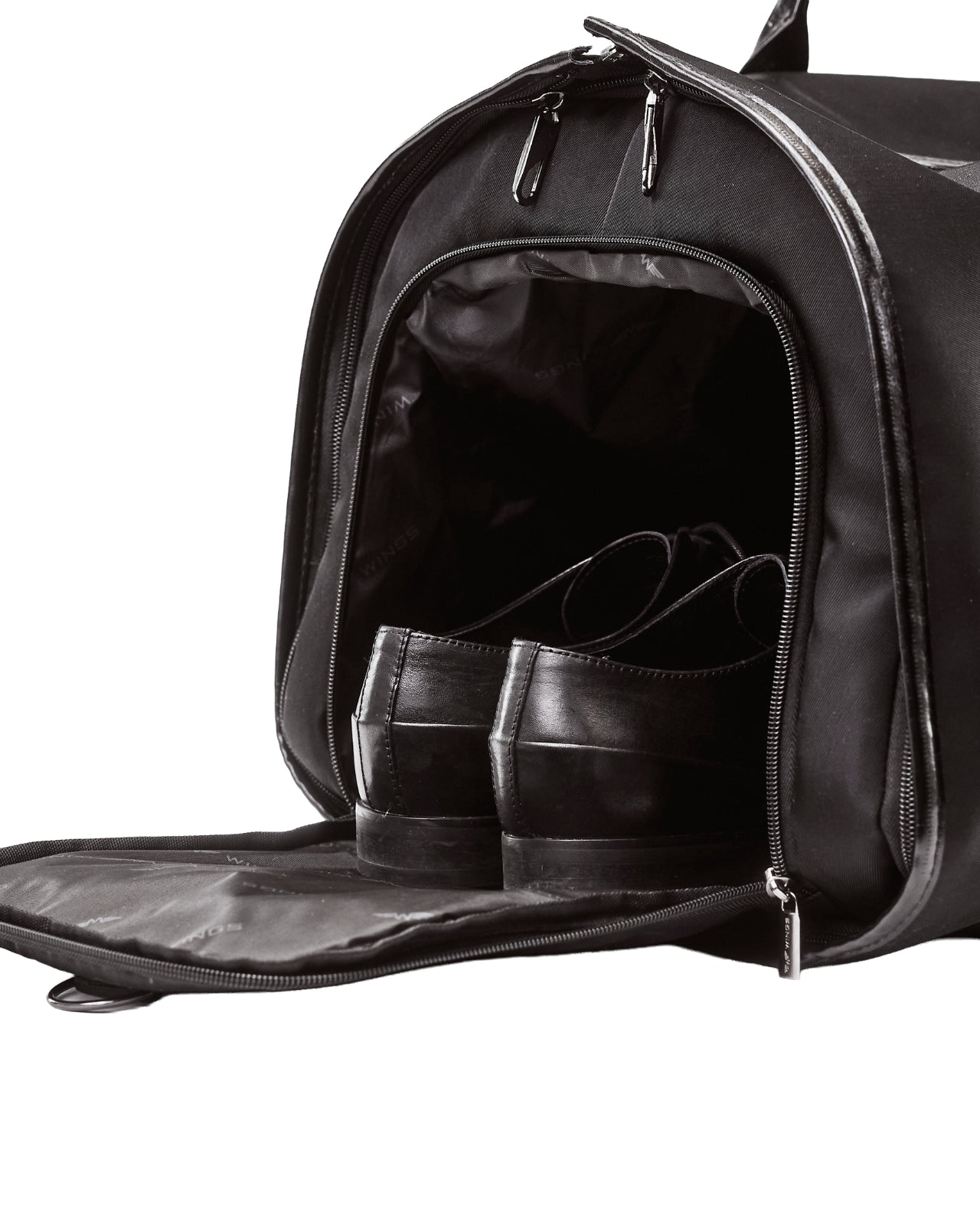 Elegancka torba na garnitur 2w1 WINGS BLACK