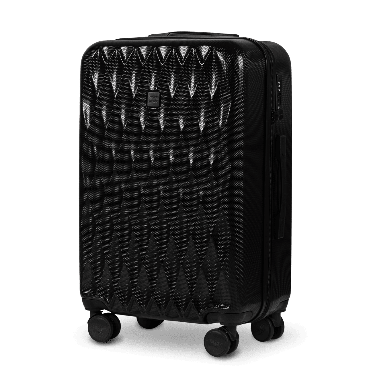 Walizka średnia Wings PC Golden Eagle 24" BLACK