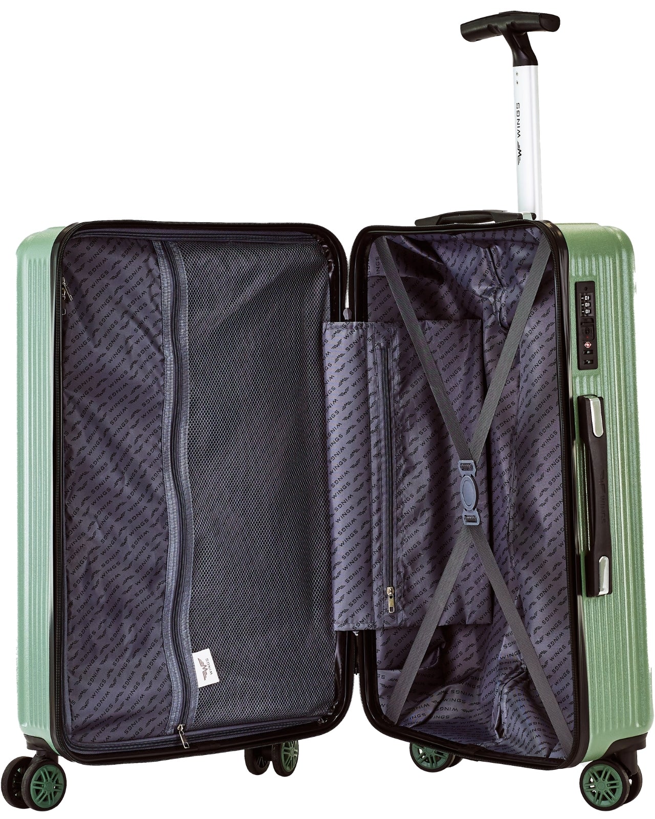 Walizka kabinowa Wings PC African Eagle 2.0 20" Army Green