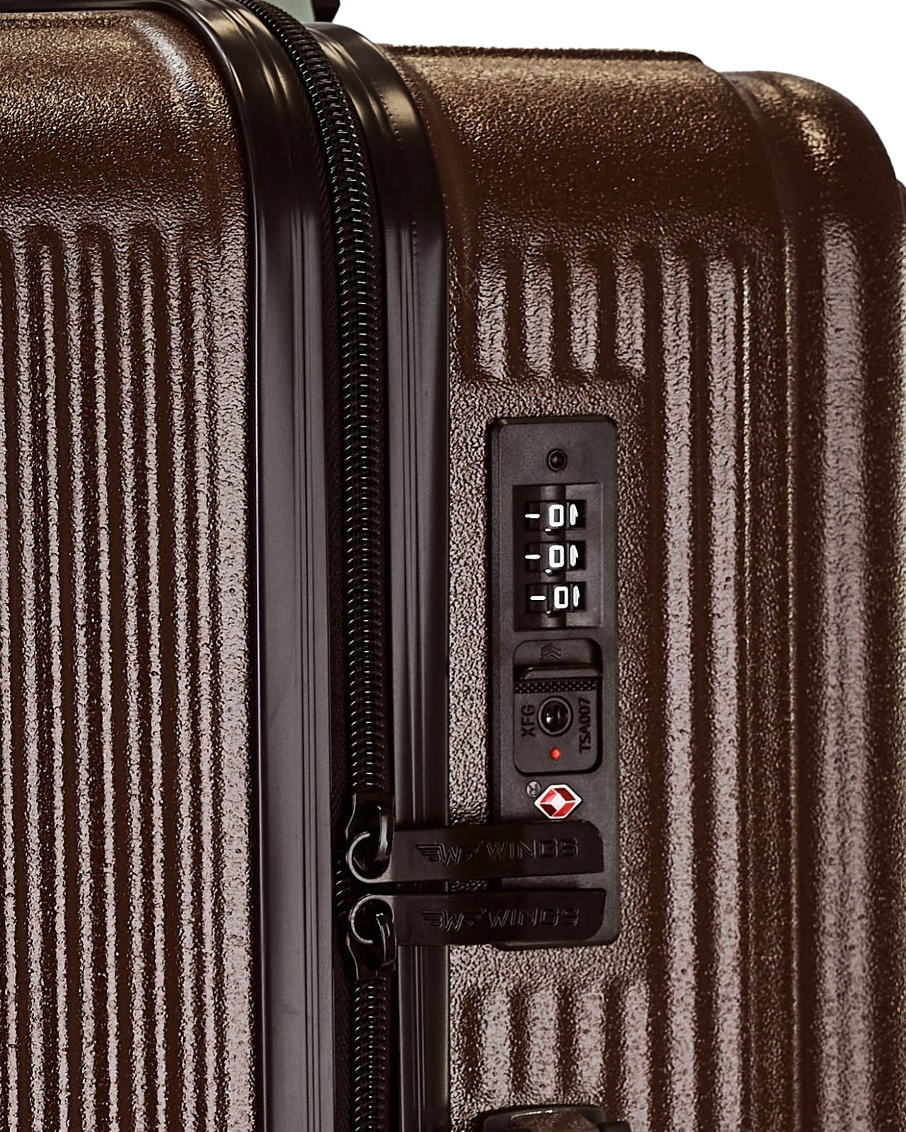 Walizka kabinowa Wings PC African Eagle 2.0 20" CHOCOLATE BROWN