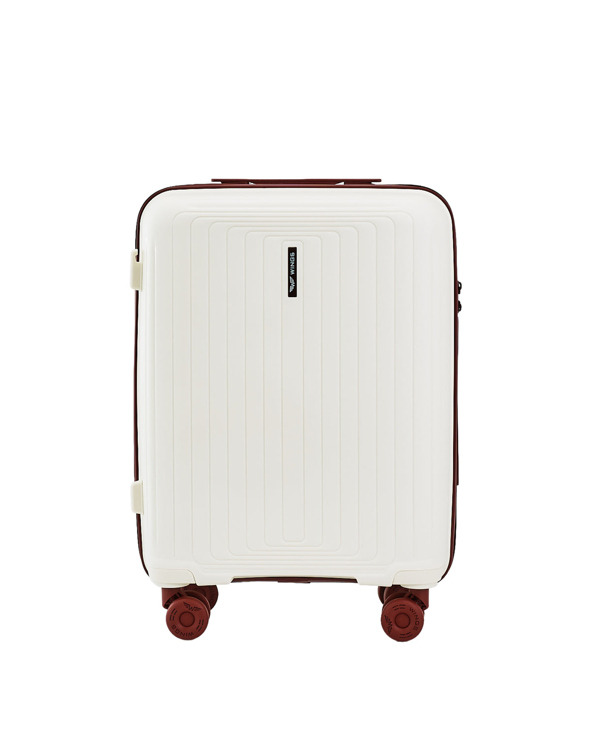 Walizka KABINOWA WINGS PUFFIN 20" OFF WHITE + BURGUNDY
